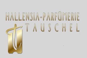 logo dur Hallensia Parfümerie Tauschel