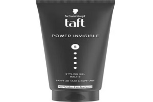 besten Haarpflegeprodukte für Männer - logo Schwarzkopf TAFT Power Invisible Styling Gel, 150 ml